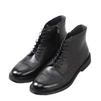 Bottes Martin rétro américaines pour hommes, bottes décontractées à lacets pour l'hiver