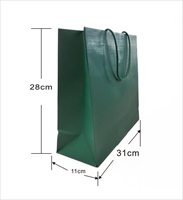 Sac en Papier Kraft de Luxe à Taille Personnalisée, en Matériaux Recyclés du Vietnam, Sac d'Emballage Commercial avec Votre Logo pour Cadeaux et Articles d'Artisanat