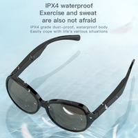 Gafas Inteligentes con Audio, BT 5.3, Traducción por IA, Cámara 1080P, IPX5 Impermeables, Control Táctil, Cancelación de Ruido, Micrófono Dual, Alcance de 10m
