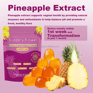 Complément alimentaire en gummies probiotiques pour femmes Natural Nutrition, saveur ananas, gummies probiotiques pour la santé vaginale - Product Image 4