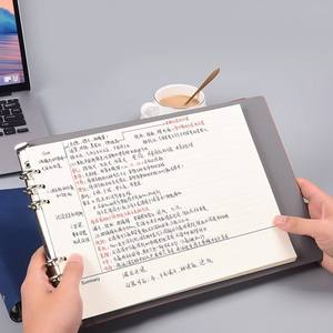 Quaderno <span class=keywords><strong>a</strong></span> Fogli Mobili <span class=keywords><strong>A4</strong></span> per Studenti Universitari, Agenda Staccabile per Lavoro e Registrazione con Personalizzazione - Product Image 3