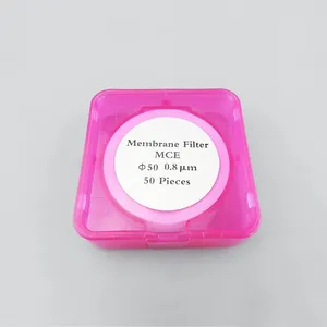 MCE 50mm 0.8 माइक्रोन microporous झिल्ली फिल्टर डिस्क