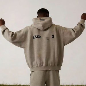 Sudadera con Capucha Fear of Man para Hombre, Sudadera con Estampado Geométrico <span class=keywords><strong>SP</strong></span>, Estilo Gótico Urbano, Sudadera de Algodón Grueso de Alta Calidad, GOD - Product Image 4