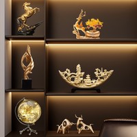 2025 personnalisé en gros décoration de la maison fabricant résine Art Sculptures moderne intérieur bureau Table décoration Sculpture