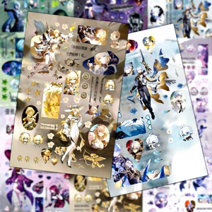 8 autocollants/ensemble, Robin Castorice, Phainon Blade, Raiden Bosenmori, Mei Kafka, Anaxa Aglaea, fournitures d'autocollants, cadeau - Product Image 1