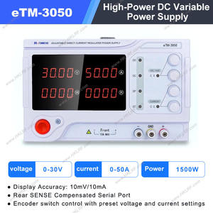Régulateur de tension CC programmable ETOMMENS ETM-3050 30V50A 6000W, alimentation électrique, appareil de test expérimental - Product Image 2