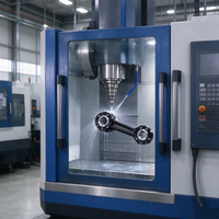 Support de fixation de capteur en aluminium usiné CNC sur mesure pour bras de robotisation mécanique OEM