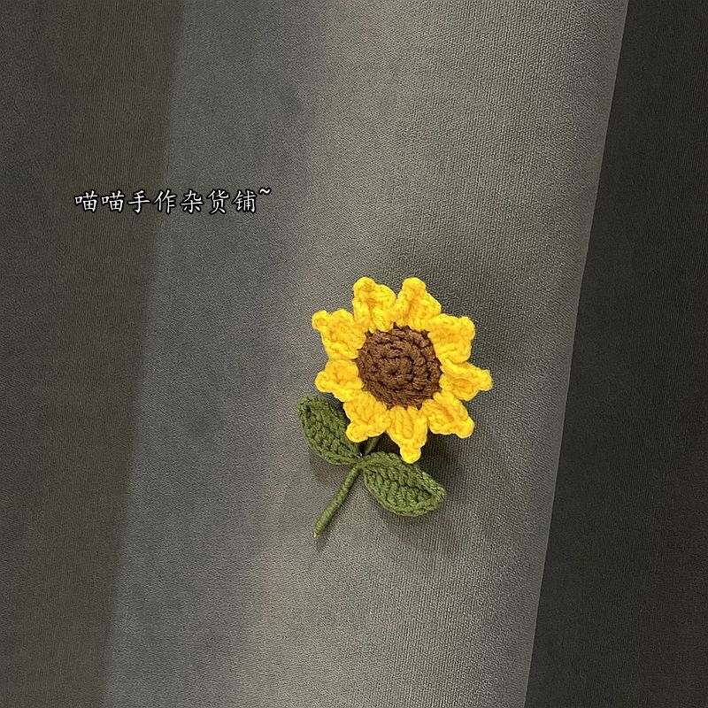 Broche tournesol