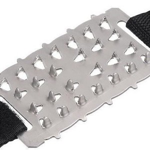 Cubrezapatos antideslizantes para exteriores, ideales para pesca en hielo y nieve, montañismo y viajes; cubrezapatos antideslizantes con 26 puntas de acero. - Product Image 2