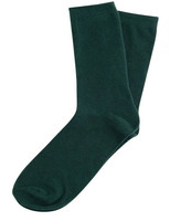 Chaussettes de Sport Athlétique en Coton Kaki de Haute Qualité, Tricot Bleu Marine pour Homme