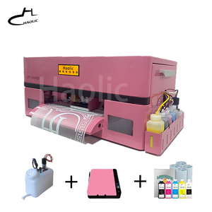 Haolic pink Dtf <strong>Printer</strong> A3 XP600 Print Head with White <strong>Ink</strong> Circulation Inkjet <strong>Printer</strong> for T-Shirt A3 Dtf <strong>Printer</strong> - Product Image 1