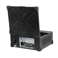 Boîtier de serveur industriel pour ordinateur portable, support FLEX PSU, écran LCD, boîtier PC