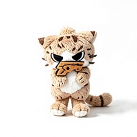 Peluche chat en forme de fromage super douce, coussin anti-stress