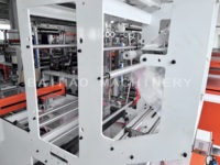 Machine de fabrication de sacs en plastique à glissière automatique imperméable en polyéthylène PVC à grande vitesse