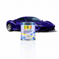 Peinture acrylique de base couleur unie 1K pour toutes les voitures, résistante aux intempéries, anti-décoloration, application par pulvérisation, revêtement liquide pour carrosserie automobile