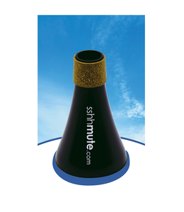 Silenciador de práctica sshhmute para trompeta piccolo (azul) - Product Image 1