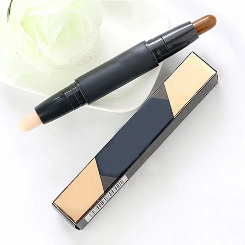 Private Double-end Concealer & Highlighter Contour Trim Cosmetic Makeup Bar Pen Stick