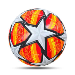 Ballon de football officiel personnalisable, haut de gamme, sans couture, taille 5, fabriqué en cuir PU - Product Image 5