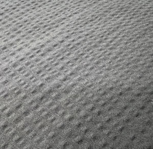Dark grey <b>bubble</b> wrinkle textured knit fabric puffy jacquard cloth for casual wear hoodie dress apparel - Product Image 4