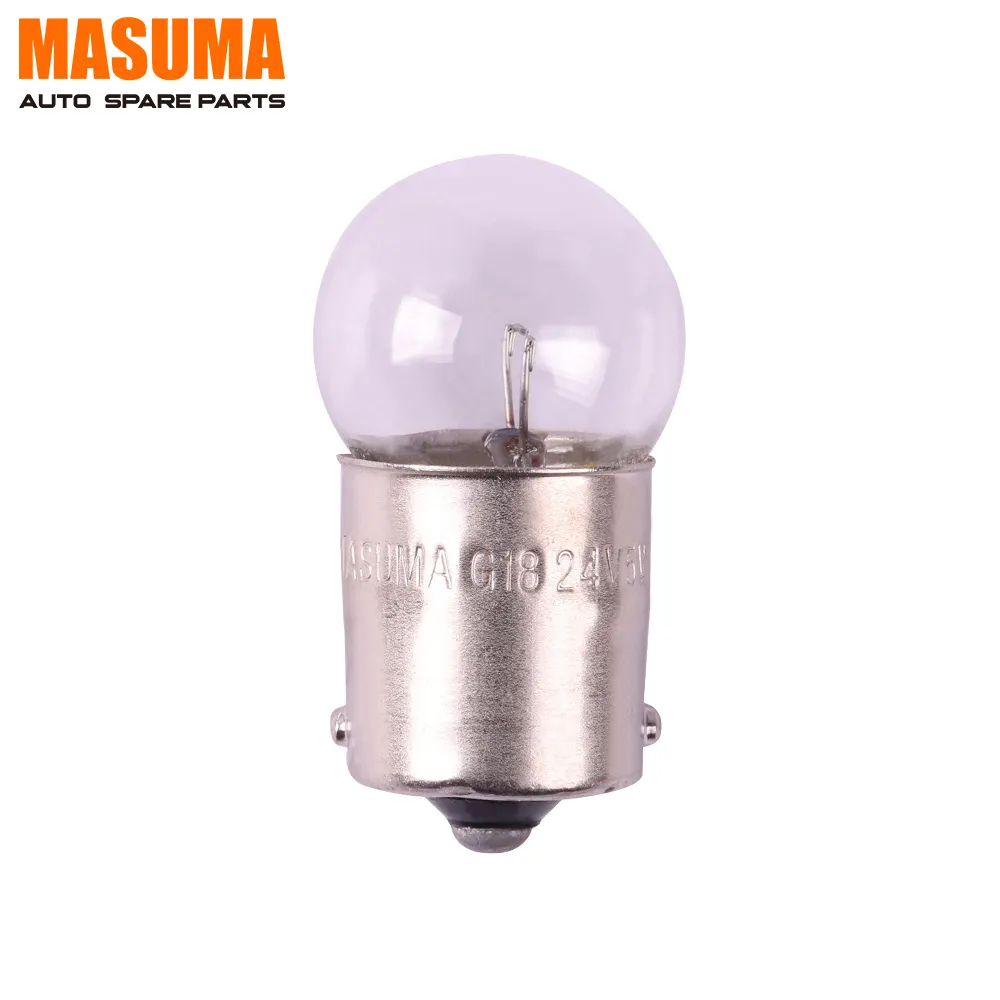 L553 MASUMA BA15s G18 24V 5W Natural White 1000PCS Auto auto teile Fog lampe halogen 90981-12015 90981-16016 99134-11050