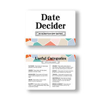 Jeu de cadeau pour couple Carte à gratter romantique Carte à gratter personnalisée Date Night Cartes à gratter pour couple
