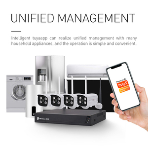 LCLCTEK-sistema de cámara inteligente Tuya, Kit de seguridad <span class=keywords><strong>CCTV</strong></span> P2P WIFI, 8 canales, inalámbrico, 1080P, NVR - Product Image 3