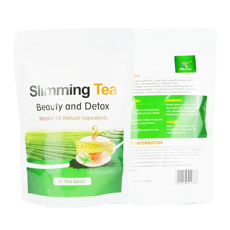 Private Label Detox Tee Spezielles Design Schnelle 28 Tage Detox Flat Tummy Tee Abnehmen Detox Tee