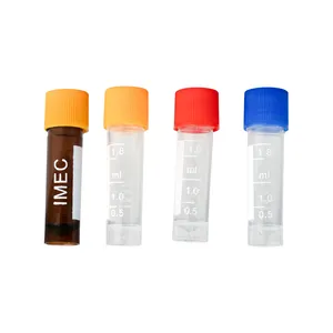 Labor Transparent Micro Tube Serum Fläschchen PCR Test Cryo Tube 1,25 ml 1,5 ml 1,8 ml 2ml 5ml Cryovial Tube Cryotube