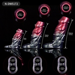 Funda para Pene NNSX, Retrasa la Eyaculación, Estimulación Vaginal con Nudo Animal, Juguetes Sexuales para Parejas, Extensor de Pene para Hombres - Product Image 2