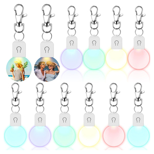 Sublimation <strong>Light</strong> <strong>up</strong> Keychain Customized Logo Acrylic Lantern <strong>Ornaments</strong> Keyring With LED <strong>Light</strong> - Product Image 1