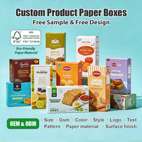 Boîte d'emballage en carton pliable personnalisée avec logo, en carton blanc, carton ivoire, papier kraft, pour produits