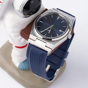 สําหรับ <span class=keywords><strong>Tissot</strong></span> <span class=keywords><strong>Prx</strong></span> นาฬิกา 12 มม.กีฬานุ่มซิลิโคน Watchband อะแดปเตอร์ 22 มม.สายนาฬิกายาง - Product Image 4