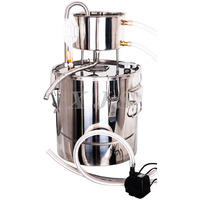 Mini maison utilisant un distillateur d'huile essentielle de rose en acier inoxydable distillateur d'huile essentielle Moonshine Still