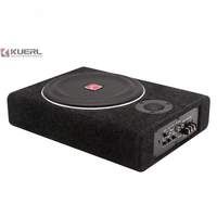 Subwoofer Activo Ultrafino de 12V para Auto, Subwoofer Trapezoidal para DJ, Subwoofer de Audio para Auto Bajo el Asiento, Woofer Delgado
