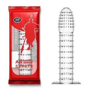 Manchon de préservatif en silicone à points pour homme, préservatif en cristal réutilisable, préservatif en forme de dragon pour homme, puissance sexuelle - Product Image 1