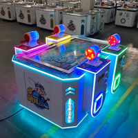 Machine de jeu de pêche pour enfants à 4 joueurs, à monnayeur, simulateur de pêche d'intérieur en métal, vente en gros