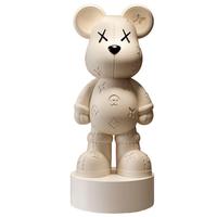 Tirelire de luxe haut de gamme en forme d'ours agressif, décoration de sol latérale pour meuble TV de salon, cadeau de déménagement pour nouvelle maison