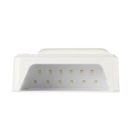 Lampe à ongles à LED UV 2 en 1 personnalisée avec accoudoir Confortable coussin à main en cuir PU Lampe à ongles Light Pro Cure Polish Gel Nail UV Lamp
