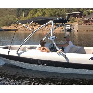 Tour de balise universelle polie brillante de 2,25'' pour tours de balise de bateau de 68'' à 98'' de large - Product Image 5