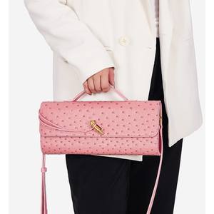 Single Shoulder Flap <b>Clutch</b> Evening Handbag PU Material 1-1.9L Capacity Waterproof Closure - Product Image 1