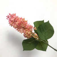 Bunga Lilac Buatan Sentuhan Realistis, Bunga Sutra Tangkai Tunggal, Buket Bunga Syringa untuk Vas Pernikahan Dekorasi Rumah