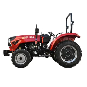 Farmlead Trator de quatro rodas 4x4 604 Trator 60HP Trator a pé 4x4