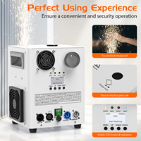 Machine à feux d'artifice à étincelles froides 800W pour mariage et fête, équipement d'effets spéciaux de scène DMX512 avec télécommande et flight case
