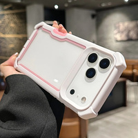 Coque de téléphone antichoc avec protection de l'appareil photo pour les trajets quotidiens, le bureau, les voyages, le sport – Housse à dos ouvert pour smartphone