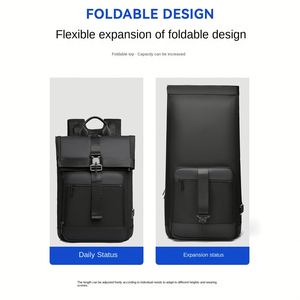 Mochilas Business Smart Student Roll Top Casual Sports Waterproof School Travel Bagpack Back <b>Pack</b> Backbag Laptop Backpack <b>Bag</b> - Product Image 3
