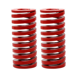 Ressort de compression en acier au manganèse 65Mn, charge moyenne, fil plat TM, rouge, pièces de compresseur industriel japonais - Product Image 1