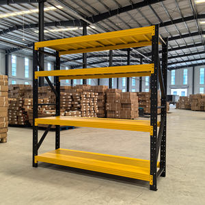 Sistema de Estanterías Industriales Ajustables sin Pernos, Estanterías de Almacenamiento de Metal y Acero para Almacén, Unidades de Estanterías Resistentes de 200-500 kg - Product Image 1