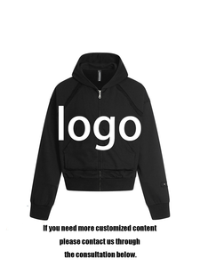 Chaqueta de invierno casual con capucha y cremallera para hombre y mujer, estilo americano, con flecos y borlas, diseño desestructurado, para trabajo. - Product Image 2