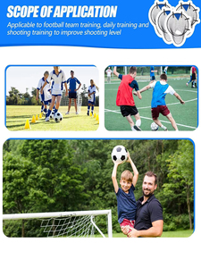 Equipo de entrenamiento de fútbol, contenedores superiores, objetivo de fútbol, Red de fútbol, Red de rebote de fútbol para tiro, entrenamiento de precisión - Product Image 6