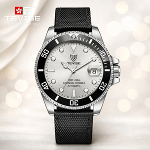 นาฬิกาข้อมือผู้ชาย TEVISE สายไนลอน ระบบออโตเมติก รับทำโลโก้ OEM ขั้นต่ำ 50 ชิ้น นาฬิกาแบบสั่งทำพิเศษ - Product Image 2